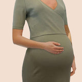 Ella Knit Dress | Nursing Friendly Milk & Baby