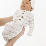 Dusk Striped Everything Knotted Newborn Gown | Milk & Baby