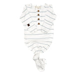 Dusk Striped Everything Knotted Newborn Gown Milk & Baby