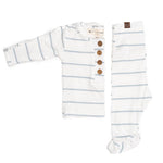 Dusk Striped Everything Newborn Top & Bottom Milk & Baby