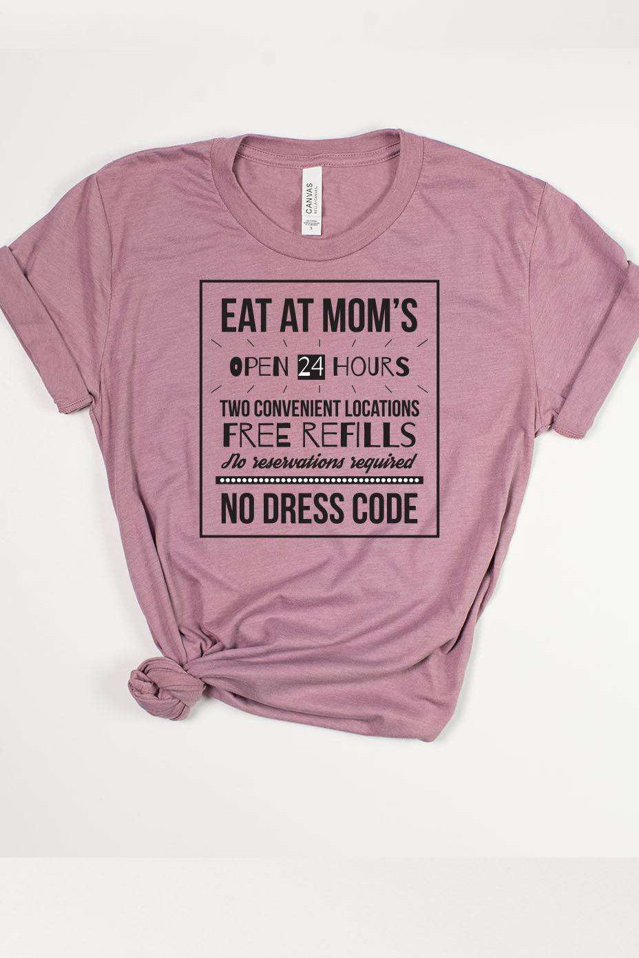 Eat at Mom's Graphic Tee Milk & Baby