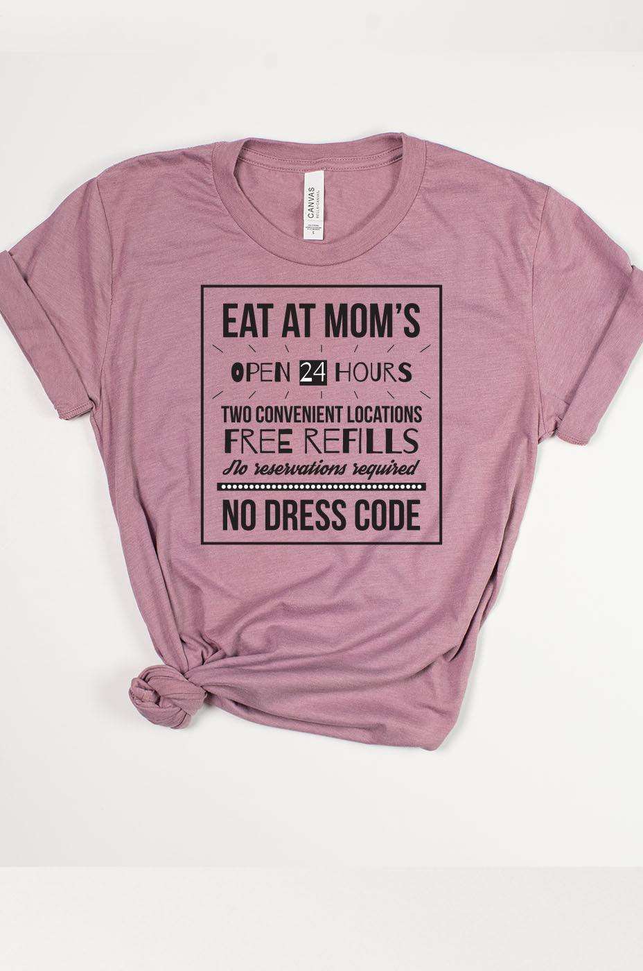 Eat at Mom's Graphic Tee Milk & Baby