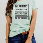 Eat at Mom's Graphic Tee Milk & Baby