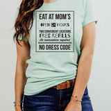 Eat at Mom's Graphic Tee Milk & Baby