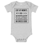 Eat at Mom's Onesie Milk & Baby