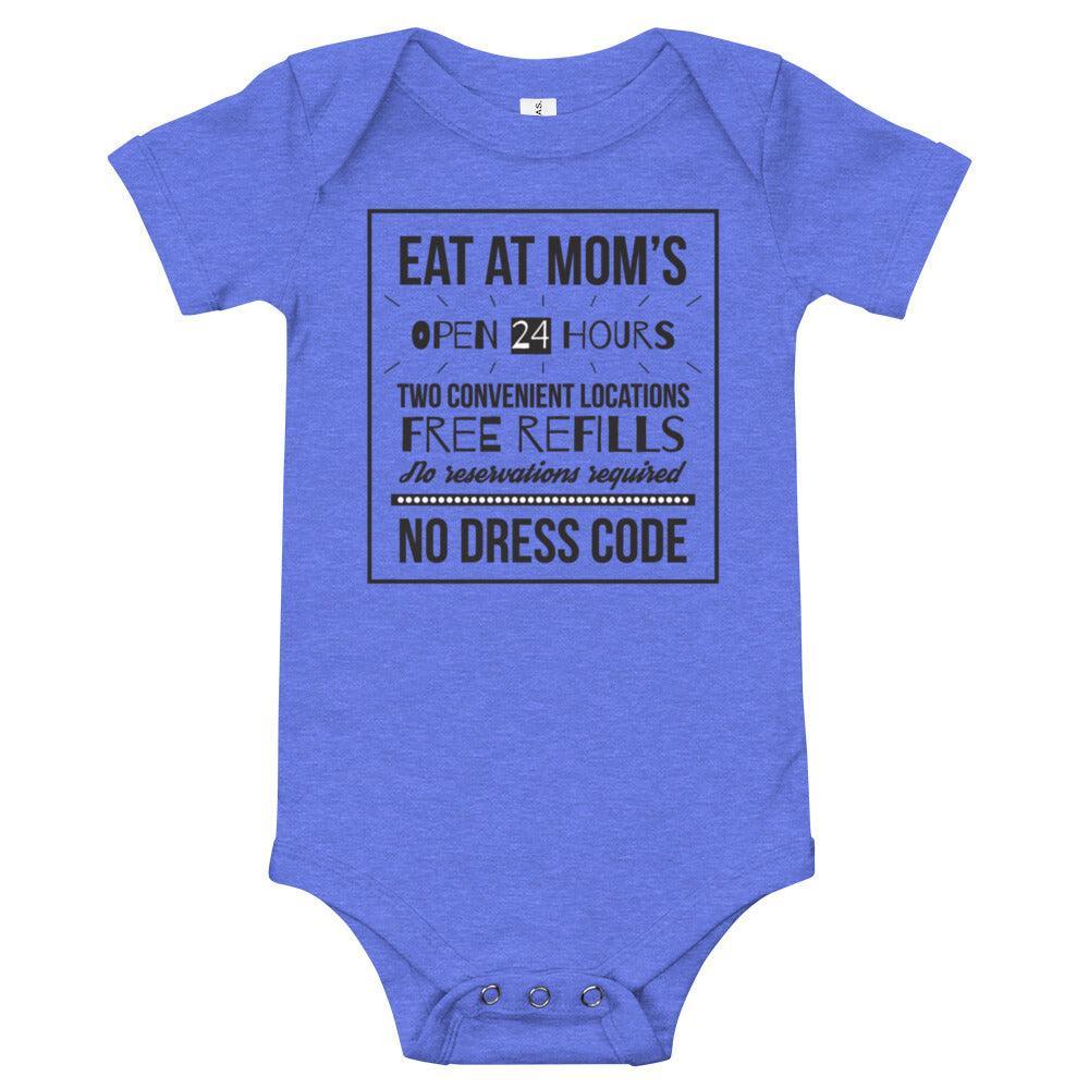 Eat at Mom's Onesie Milk & Baby