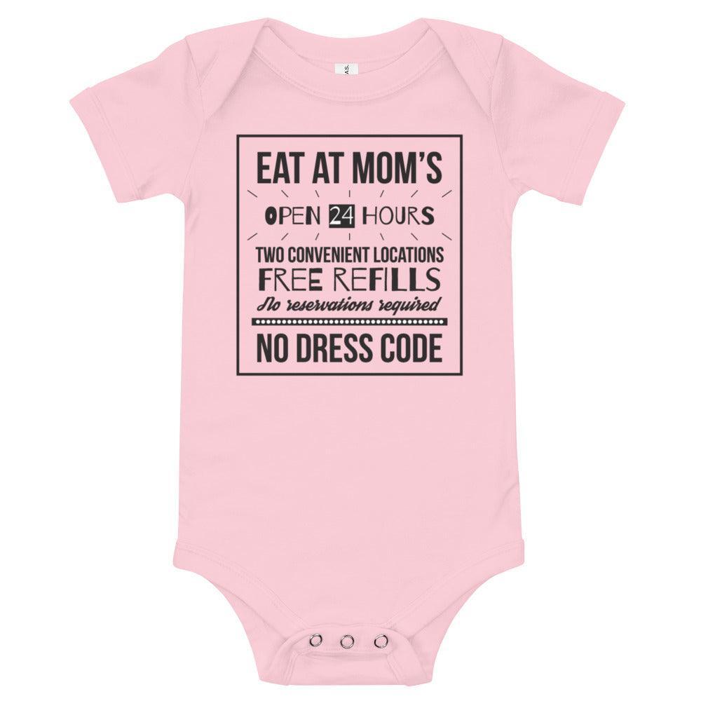 Eat at Mom's Onesie - breastfeeding baby bodysuit – Milk & Baby