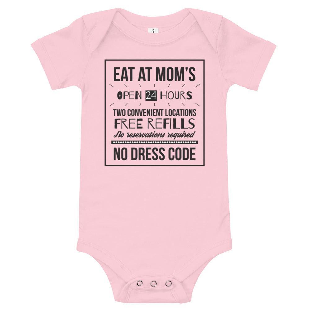 Eat at Mom's Onesie Milk & Baby