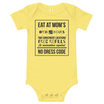 Eat at Mom's Onesie Milk & Baby