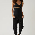 Endurance Performance Maternity & Postpartum Joggers - Onyx Milk & Baby