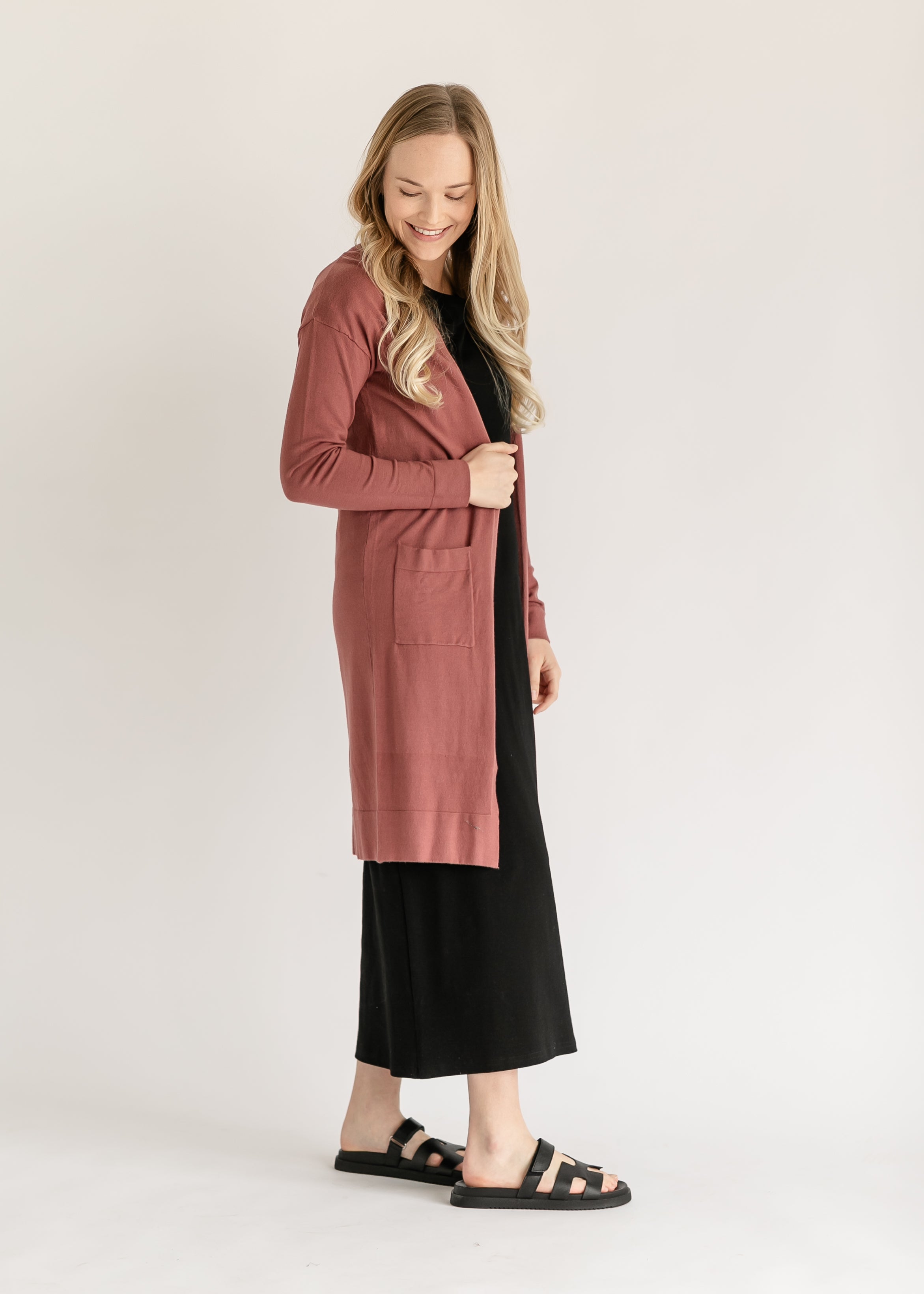 Essential Long + Soft Cardigan Milk & Baby