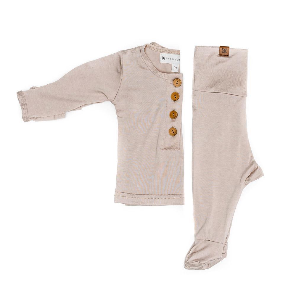 Fawn Everything Newborn Top & Bottom | Milk & Baby