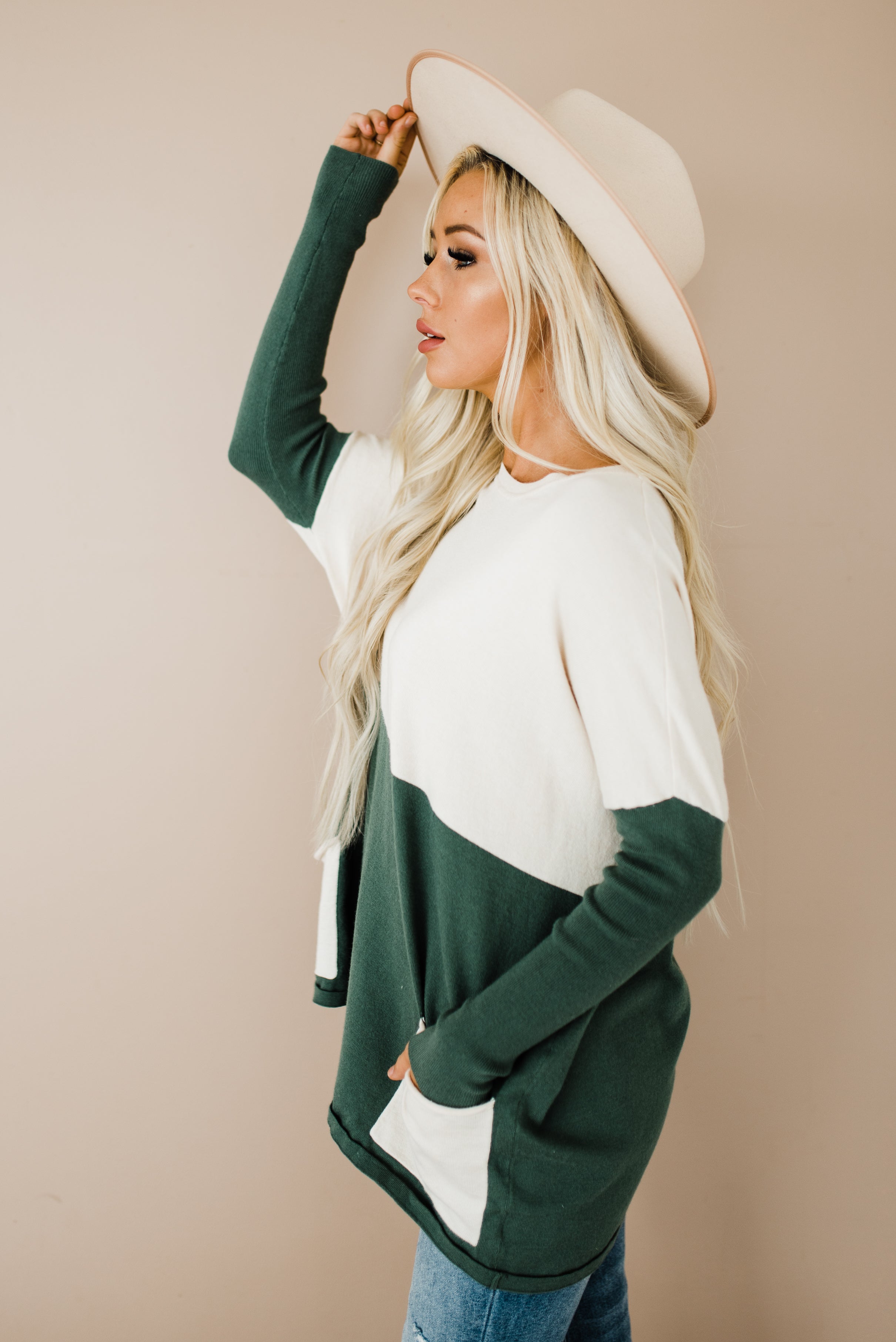 Andi Sweater in Hunter Green Milk & Baby