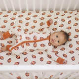 Football Print Bamboo Zippy Romper | Milk & Baby 