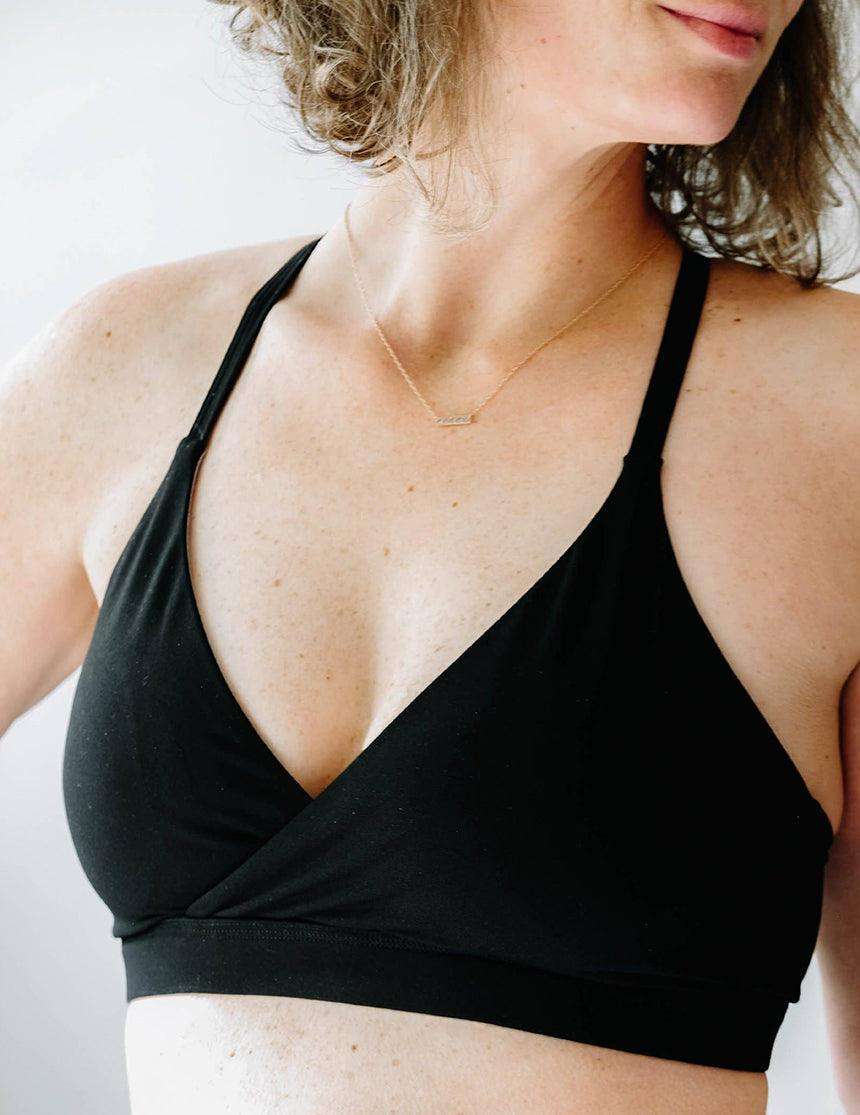 Foxy Black Nursing Bra Milk & Baby