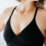 Foxy Black Nursing Bra Milk & Baby