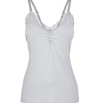 French Grey Lace Nursing Camisole Milk & Baby