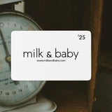 Milk & Baby Gift Card Milk & Baby