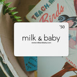 Milk & Baby Gift Card | Milk & Baby