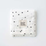 Organic Muslin Swaddle | Stars | Milk & Baby