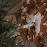 Gingerbread Cookie | Bamboo Zip Romper