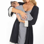 Grace Maternity & Nursing Nightgown, Robe, and Blanket Set | Milk & Baby