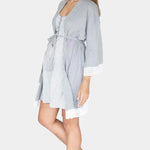 Grace Maternity & Nursing Nightgown, Robe, and Blanket Set | Milk & Baby