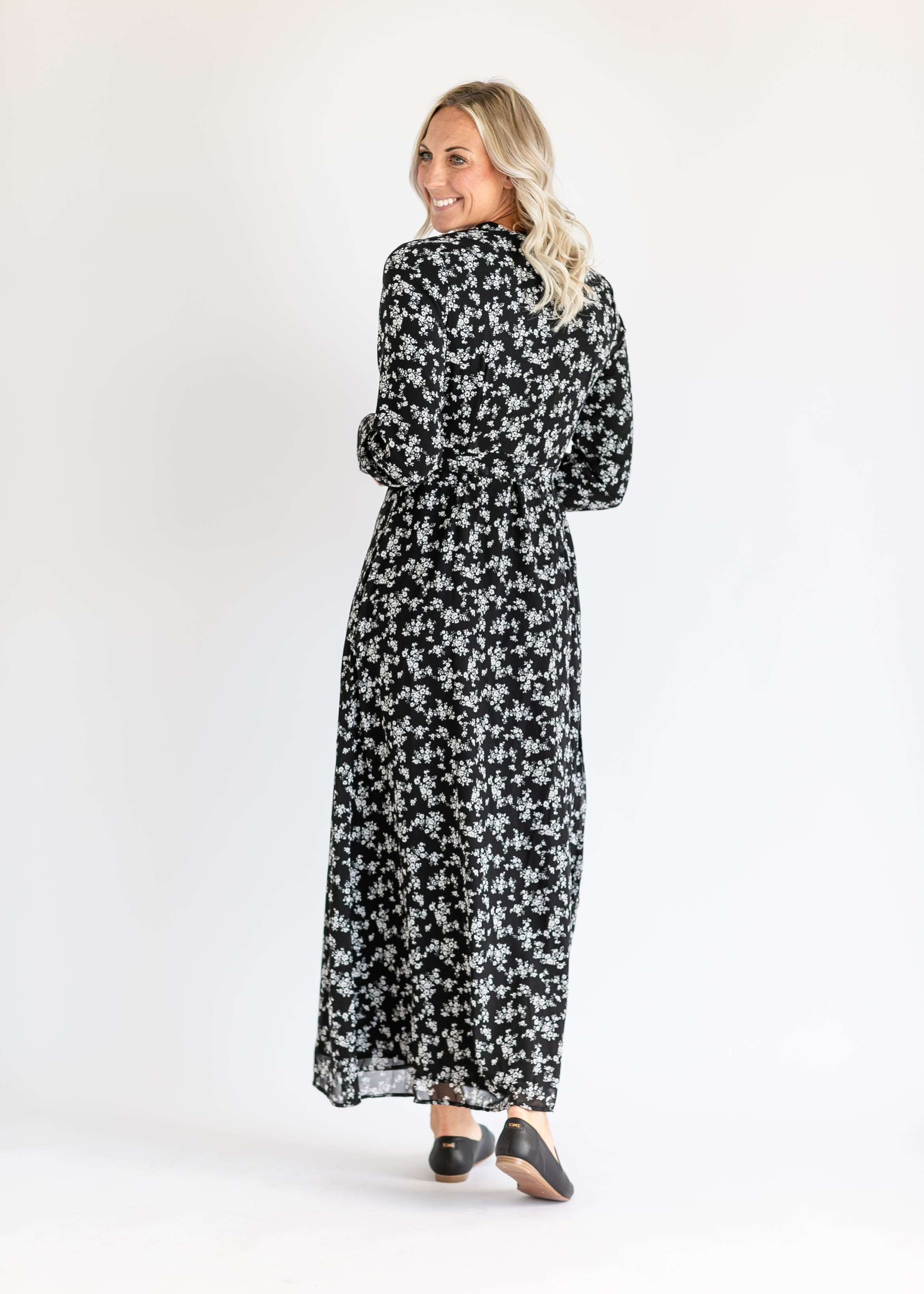 Gracelyn Button Up Maxi Dress Milk & Baby