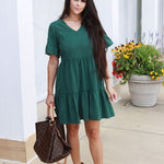 Bell Sleeve Pocket Nursing Dress | Green Milk & Baby