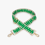 green wavy strap