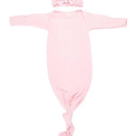 Heavenly Pink Knotted Gown & Bow Set Milk & Baby