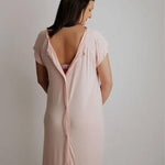 Heavenly Pink Mommy Labor and Delivery/ Nursing Gown | Milk & Baby