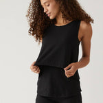 Hero - Double Layer Hands-Free Nursing & Pumping Top | Black Milk & Baby