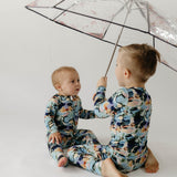 Bamboo Zip Pajamas | Charli Print