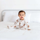 Ribbed Bear Footed Onesie | Milk & Baby 