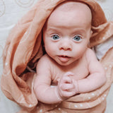 Just Smile Tan | Muslin Swaddle Milk & Baby