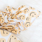 Happy Face Swaddle | Milk & Baby 