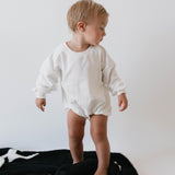 Sweatshirt Romper | Dove