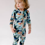 Bamboo Zip Pajamas | Charli Print