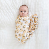 Happy Face Swaddle | Milk & Baby 