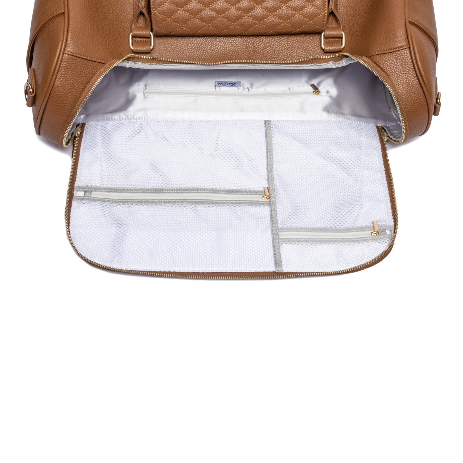 Monaco Travel Bag | Caramel Brown Milk & Baby