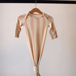 Candy Stripe | Bamboo Knotted Gown Milk & Baby