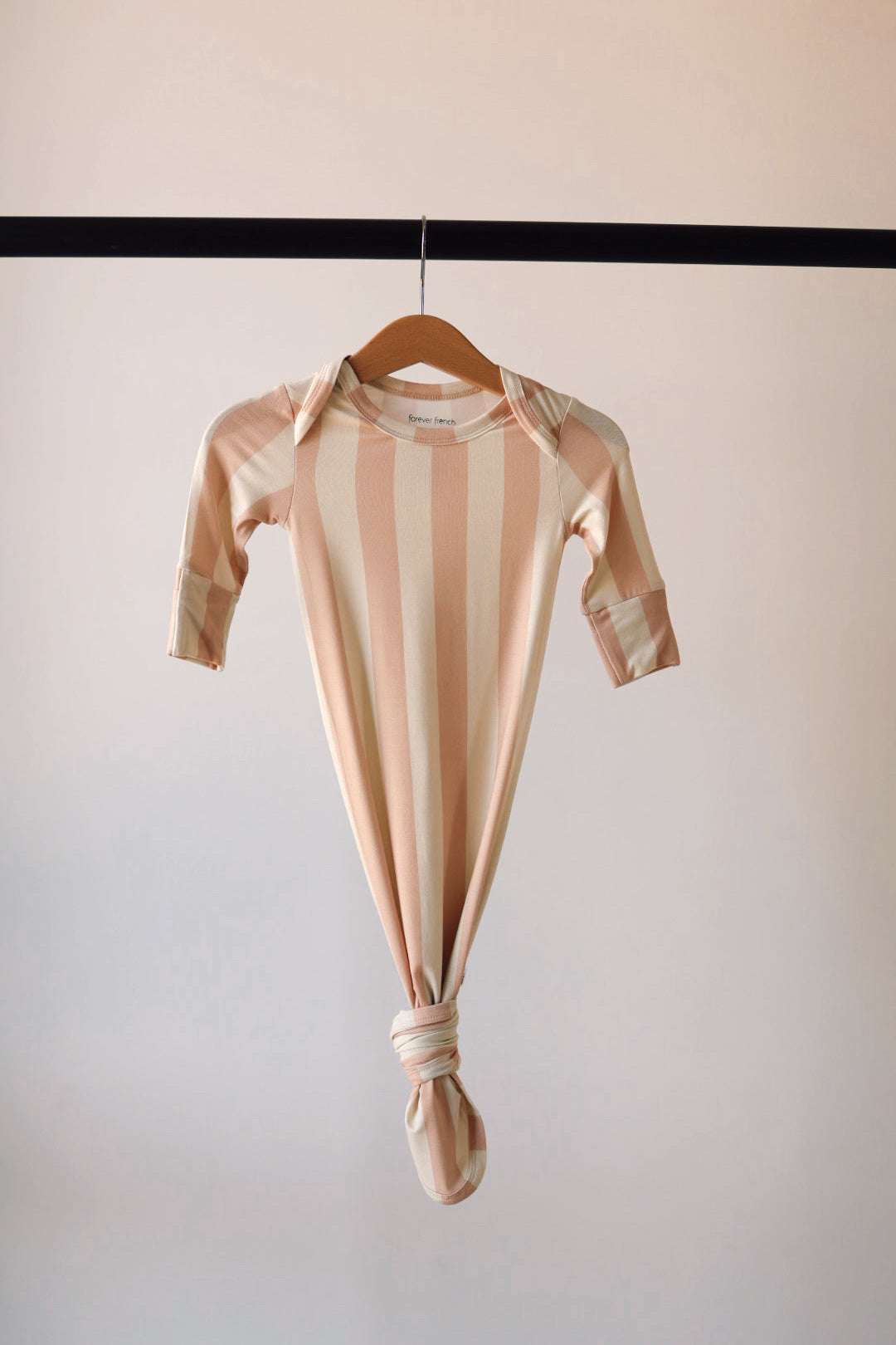 Candy Stripe | Bamboo Knotted Gown Milk & Baby