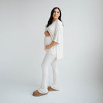 Ivory Ribbed | Women's Everyday Set Milk & Baby