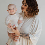 Ivory Ribbed | Women's Everyday Set Milk & Baby