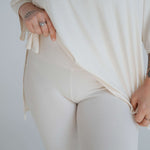 Ivory Ribbed | Women's Everyday Set Milk & Baby