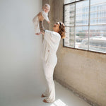 Ivory Ribbed | Women's Everyday Set Milk & Baby