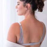 Lace Nursing Bralette in French Gray Milk & Baby