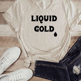 Liquid Gold Mom Graphic Tee Milk & Baby