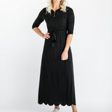 Lydia Button Front Maxi Dress